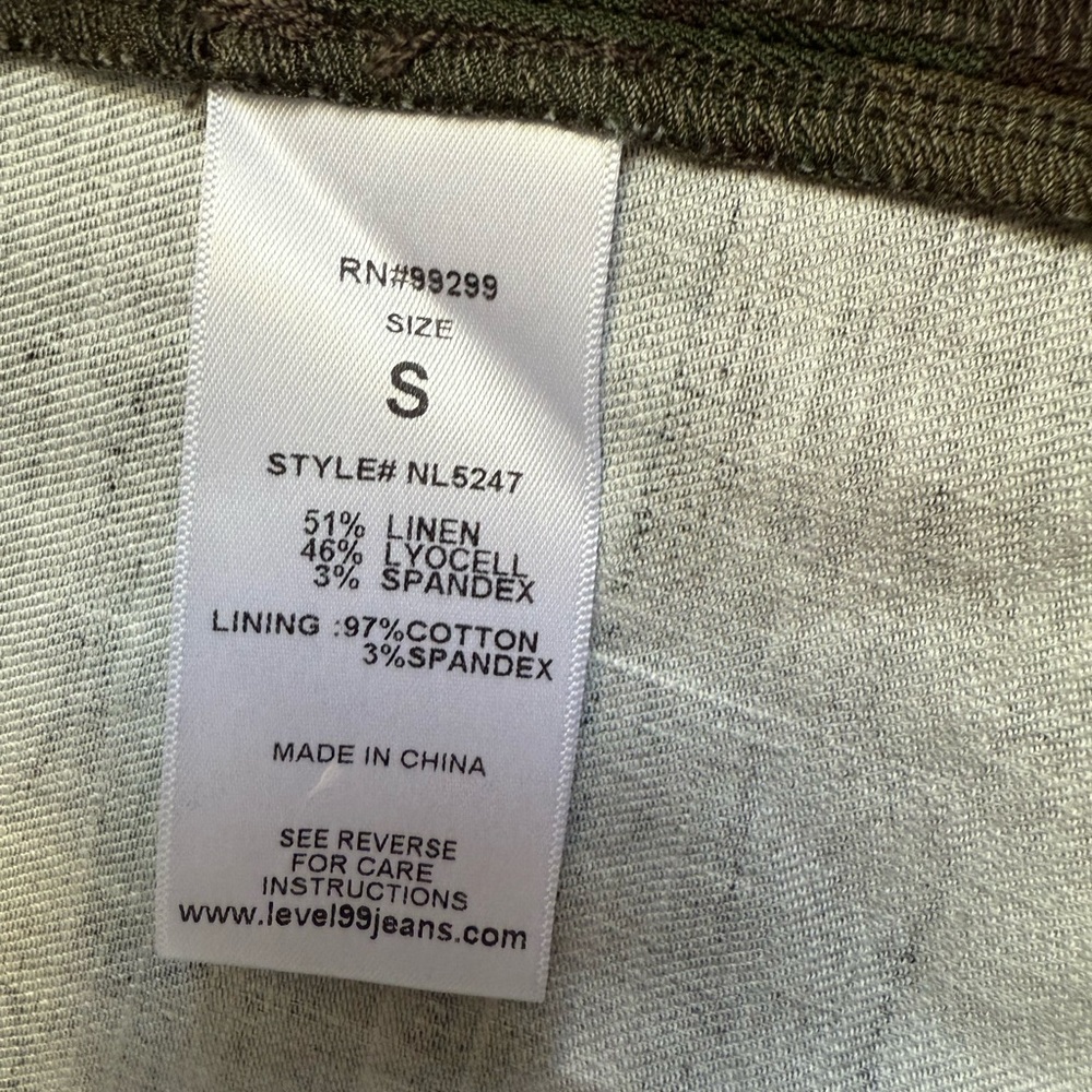 Level 99 SMALL Camouflage Blazer Linen Blend - Picture 9 of 9